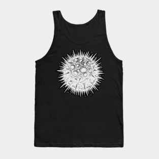 White Spore Planet Tank Top